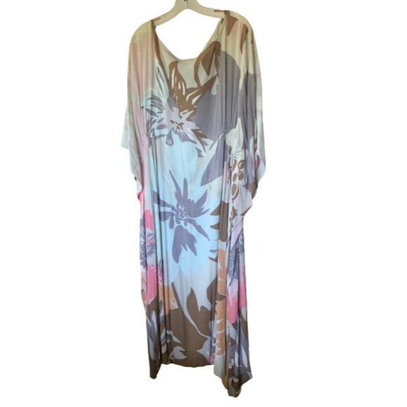 Saachi Floral Kaftan One Size - Picture 2 of 4